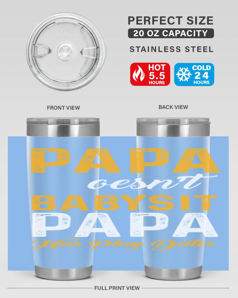 Papa 124#- grandpa - papa- Tumbler