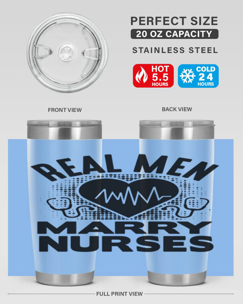 Real men Style 253#- nurse- tumbler