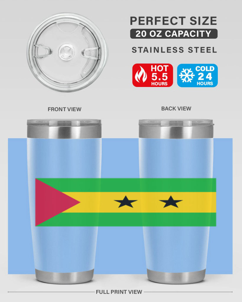 Sao Tome and Principe 47#- world flags- Tumbler