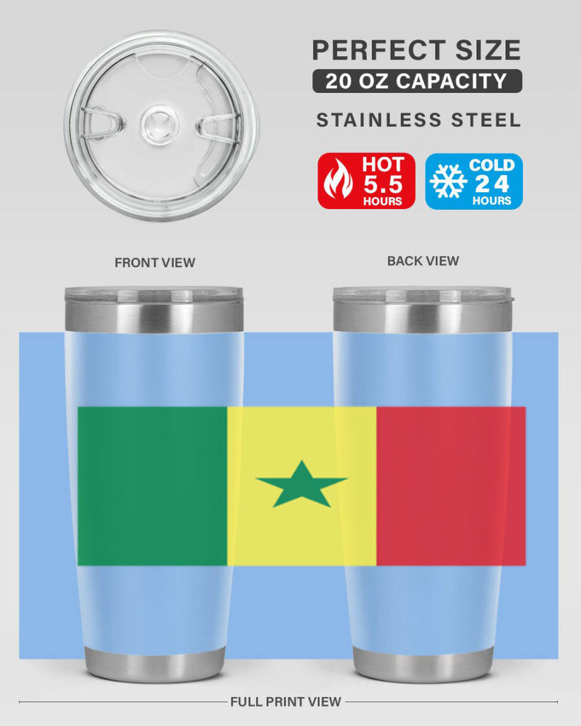 Senegal 45#- world flags- Tumbler