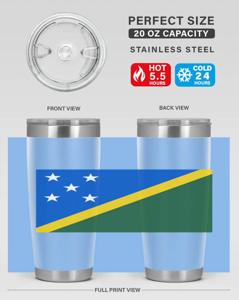 Solomon Islands 38#- world flags- Tumbler