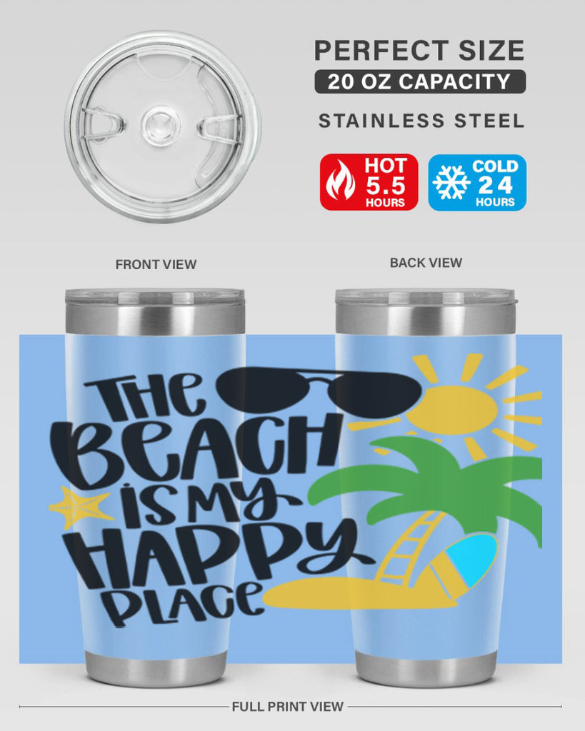 The Beach Is My Happy Place Style 12#- summer- Tumbler