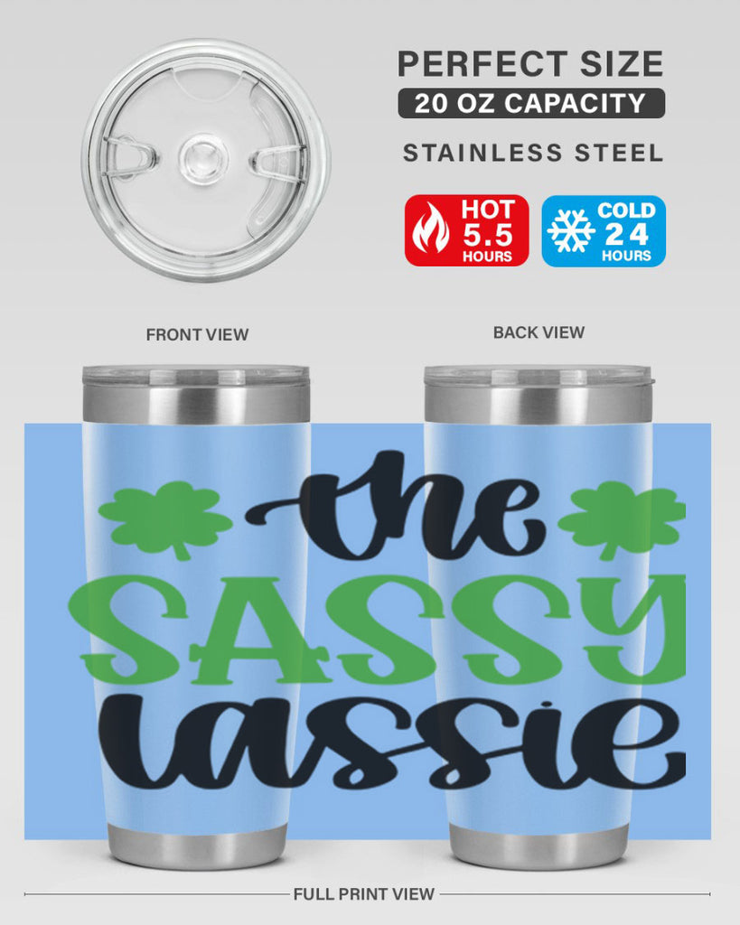 The Sassy Iassie Style 26#- St Patricks Day- Tumbler