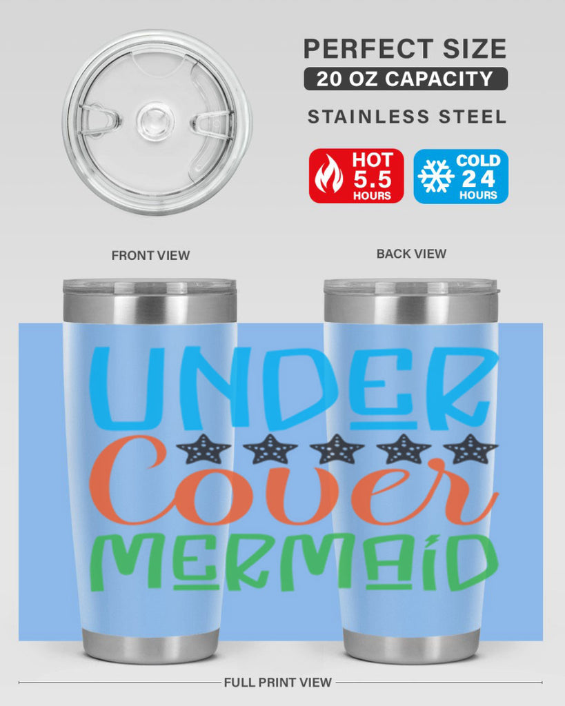 Under Cover Mermaid 648#- mermaid- Tumbler