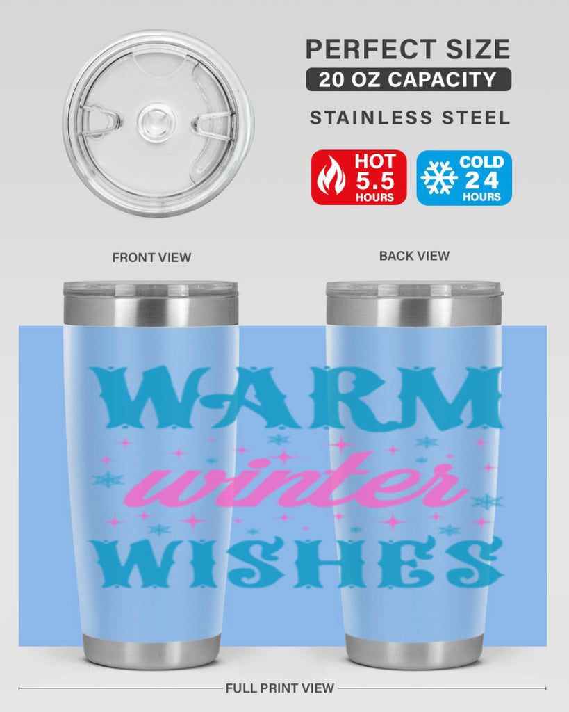 Warm Winter Wishes 464#- winter- Tumbler