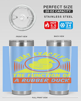 What exactly is the function of a rubber duck Style 10#- duck- Tumbler