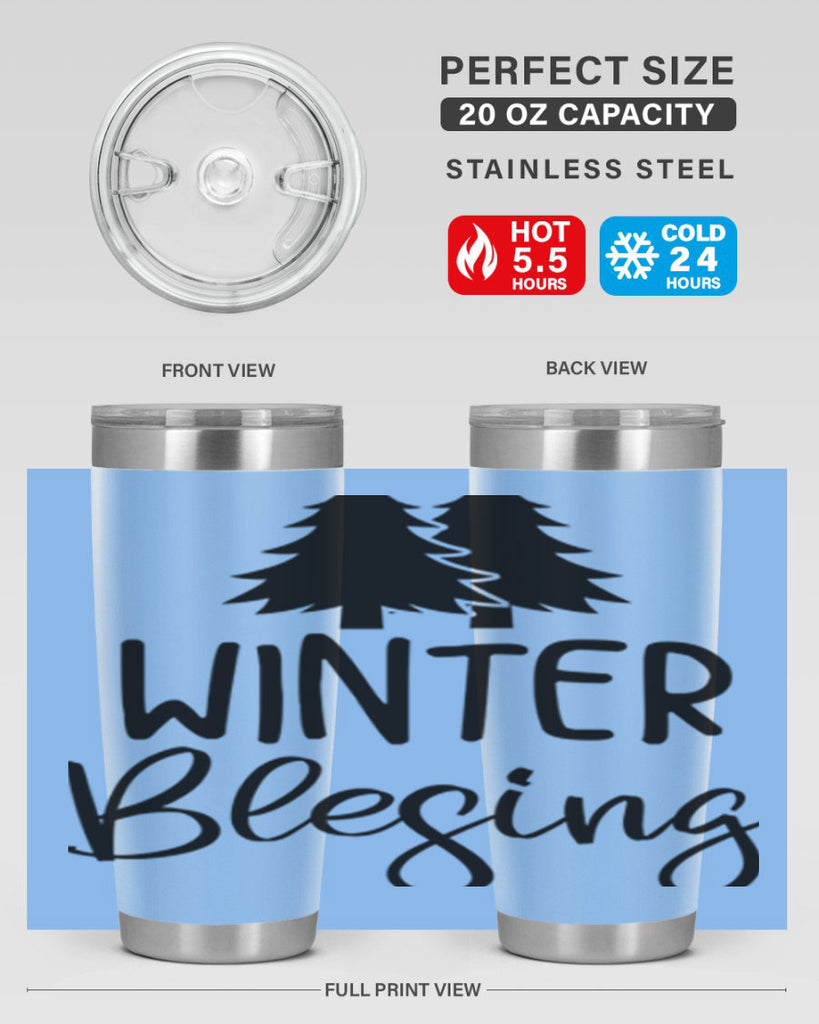 Winter Blesing483#- winter- Tumbler