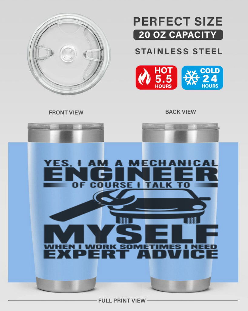 Yes I Am A Mechanical Style 1#- engineer- tumbler