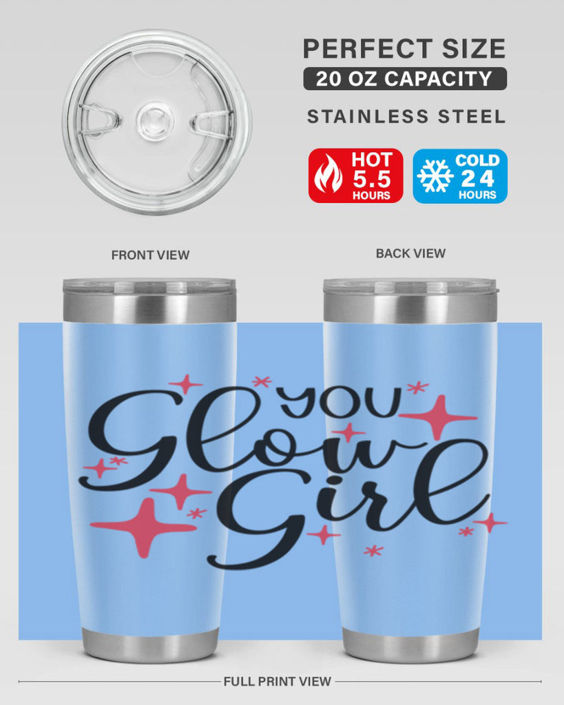 Yo Glow Girl Style 6#- make up- Tumbler