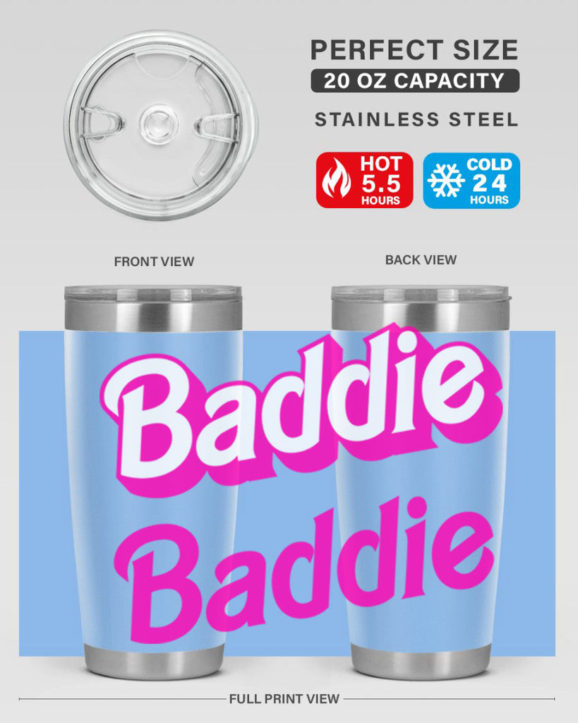 baddie 271#- black words phrases- Cotton Tank