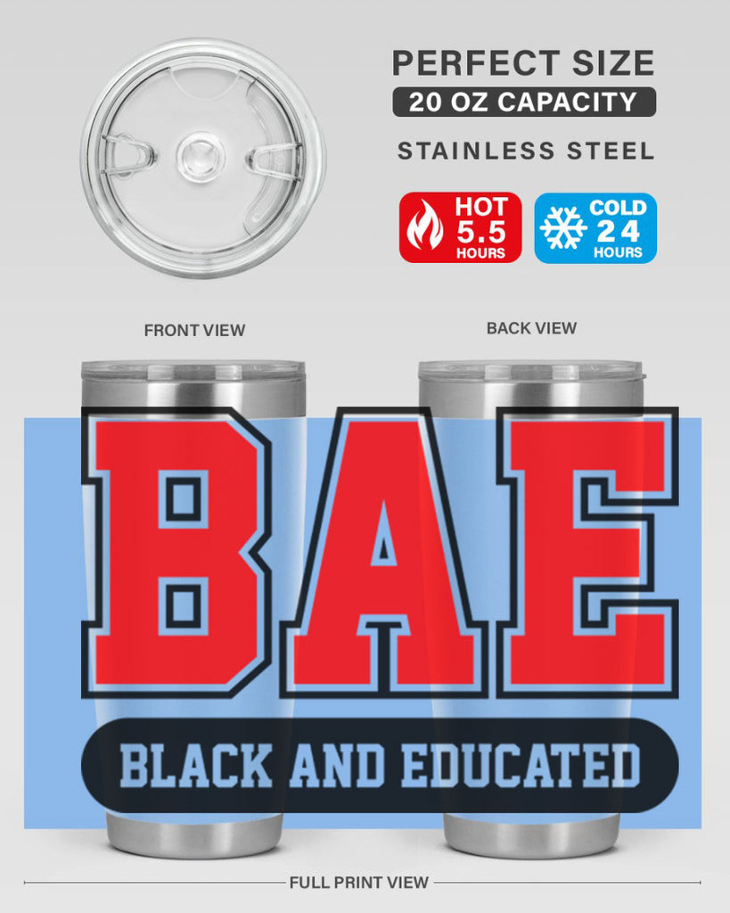 bae black and educated 266#- black words phrases- Cotton Tank