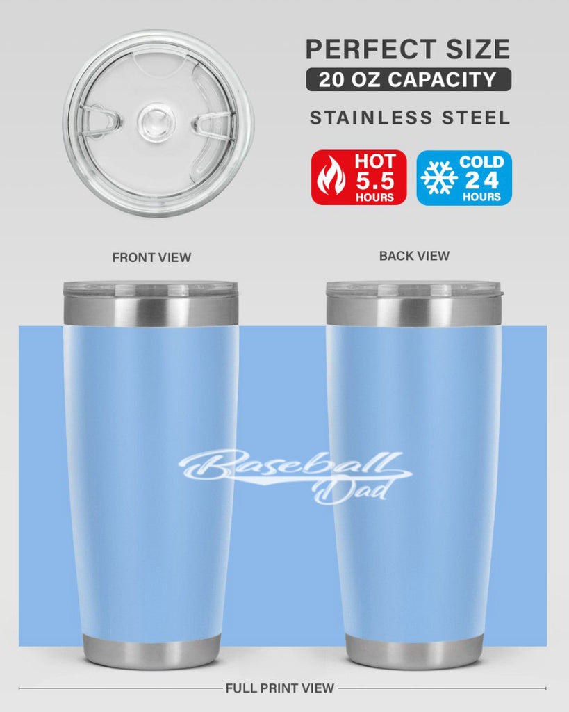 baseball dadk 49#- dad- Tumbler