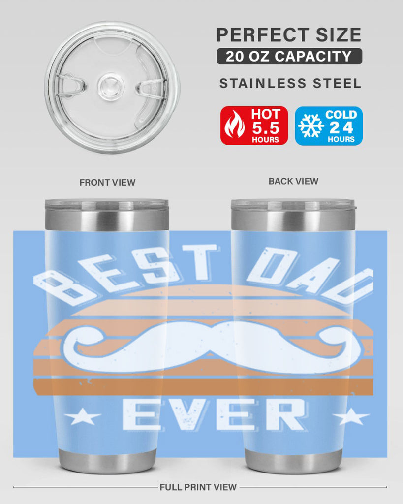 best dad ever 124#- fathers day- Tumbler
