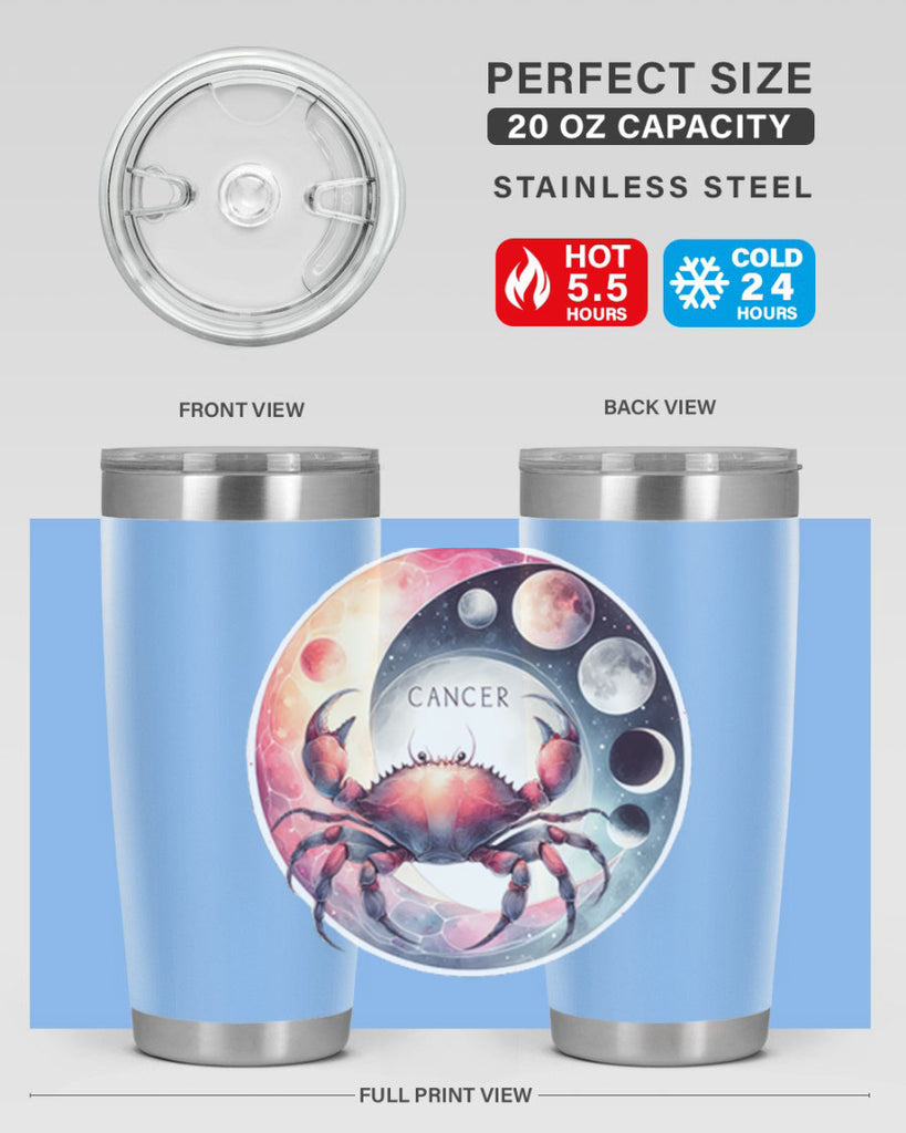 cancer 166#- zodiac- Tumbler