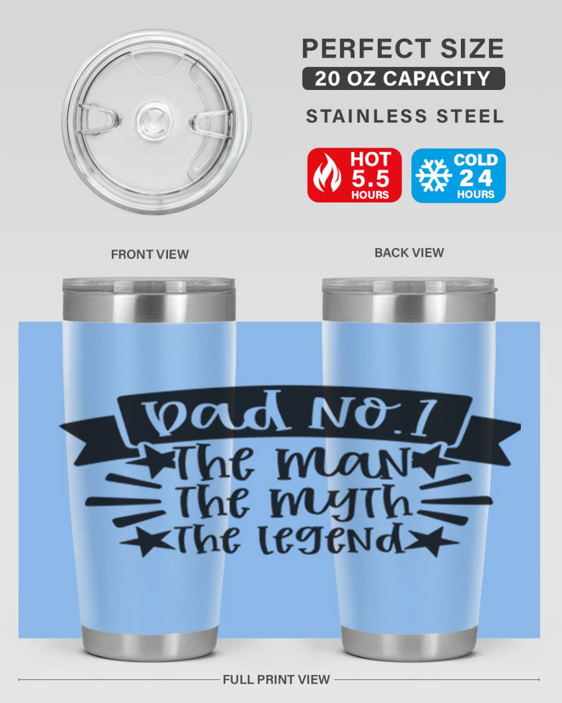 dad no the man the myth the legend 62#- fathers day- Tumbler