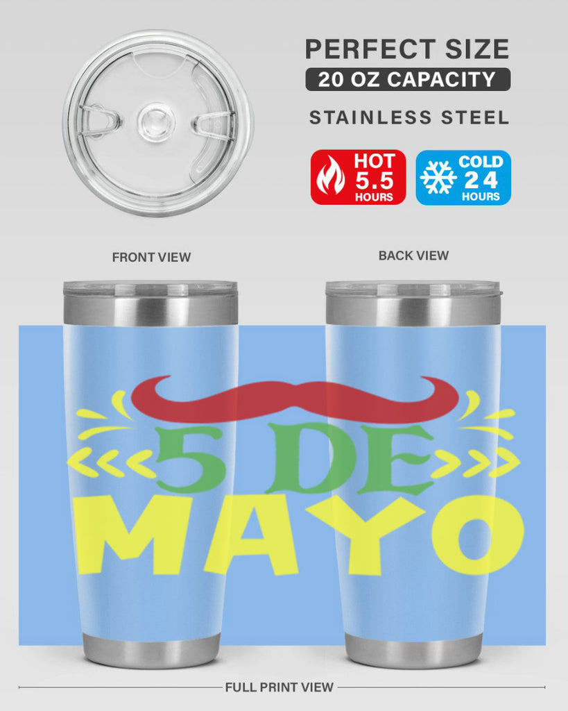 de mayo 5#- cinco de mayo- Tumbler