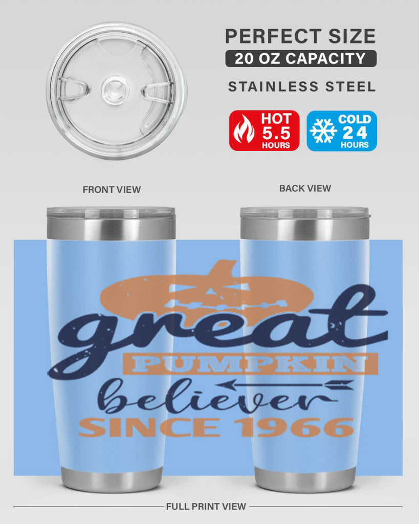 great pumpkin believer since 114#- halloween- Tumbler