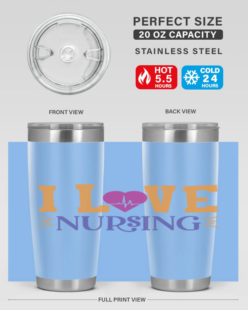 i love nursing Style Style 173#- nurse- tumbler