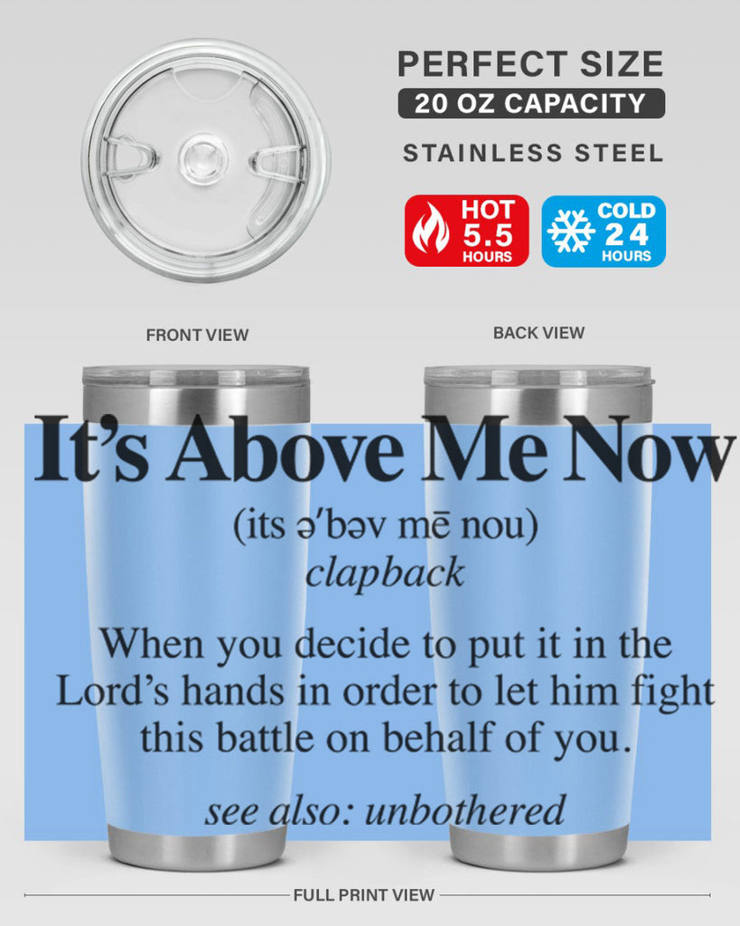 its above me now definition 105#- black words phrases- Cotton Tank