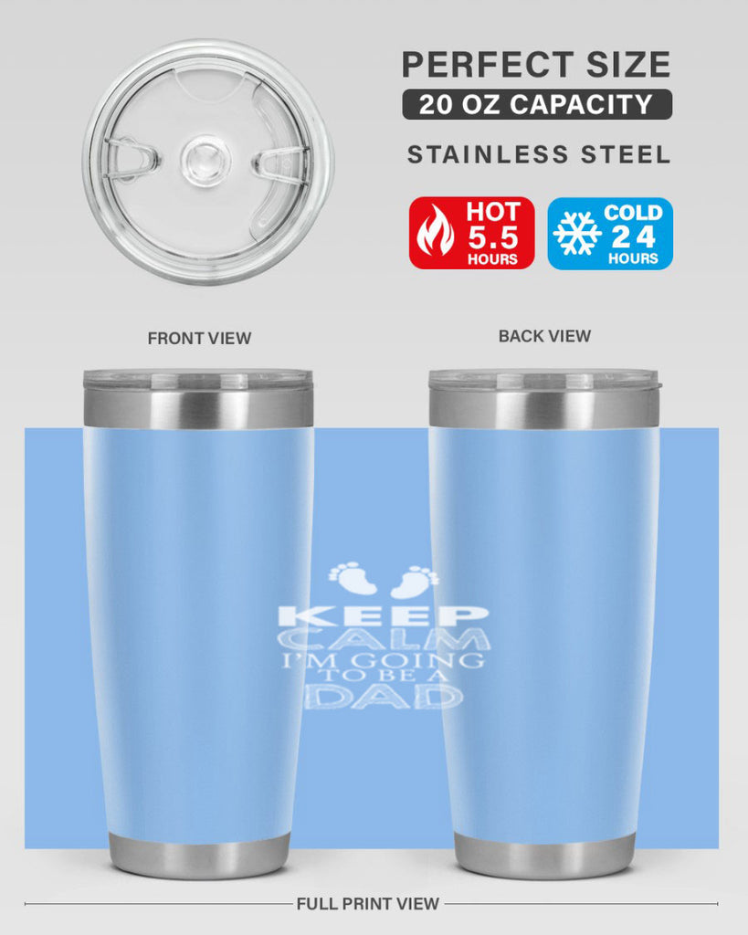 keep clam i am going to be a dad 2#- dad- Tumbler
