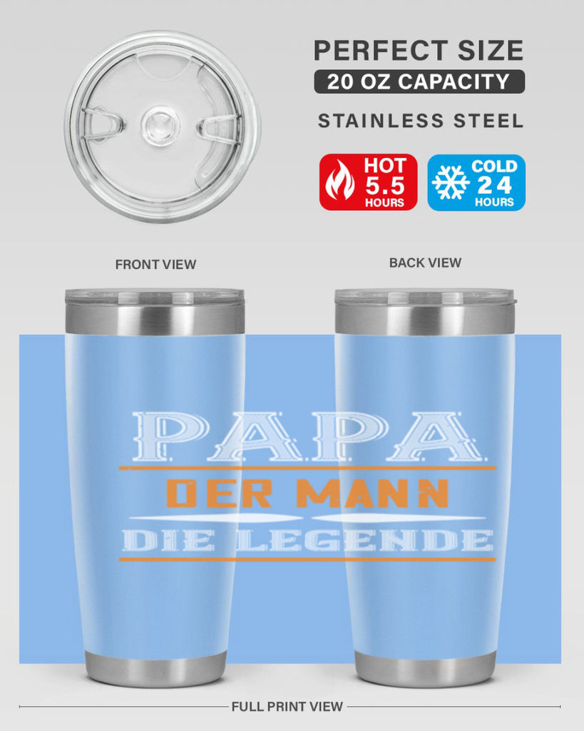 papa der mann die legende 21#- grandpa - papa- Tumbler