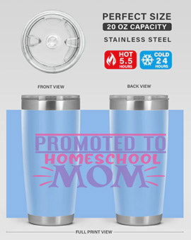 promoted to homeschool mom Style 49#- corona virus- Tumbler