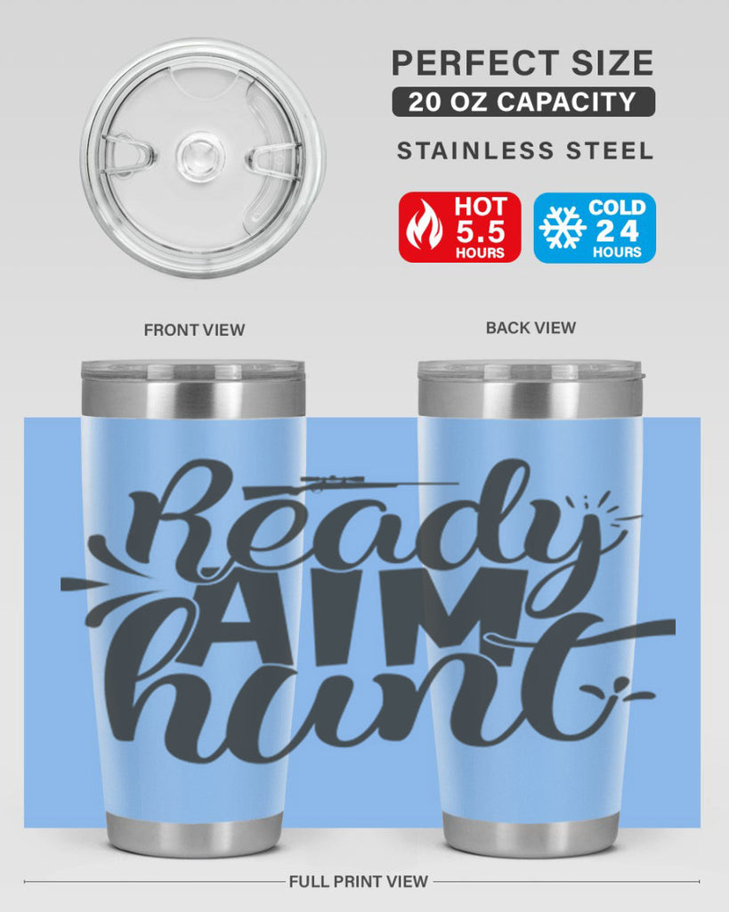 ready aim hunt 4#- hunting- Tumbler