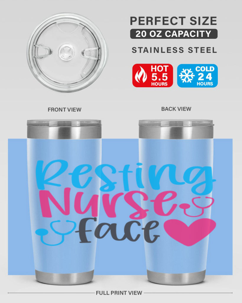resting nurse face Style Style 56#- nurse- tumbler