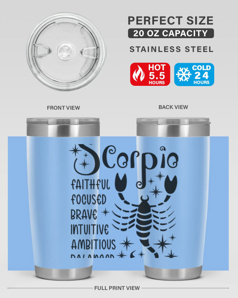 scorpio 431#- zodiac- Tumbler