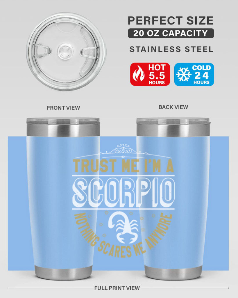 scorpio 458#- zodiac- Tumbler