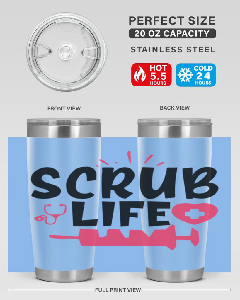 scrub life Style Style 44#- nurse- tumbler