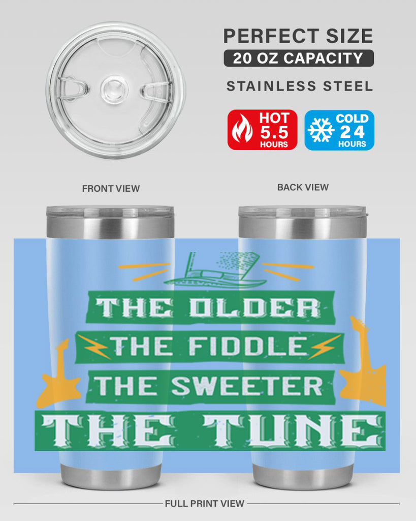 the older the fiddle the sweetrt the tune Style 9#- St Patricks Day- Tumbler