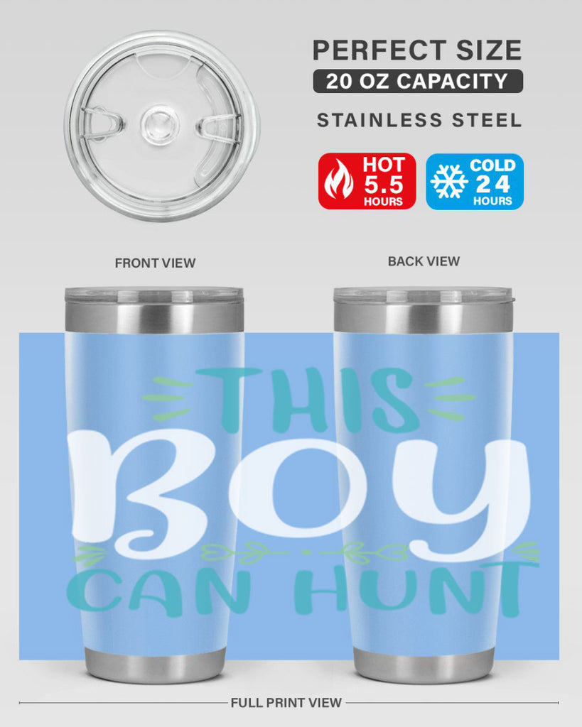 this boy can huntt 1#- easter- Tumbler