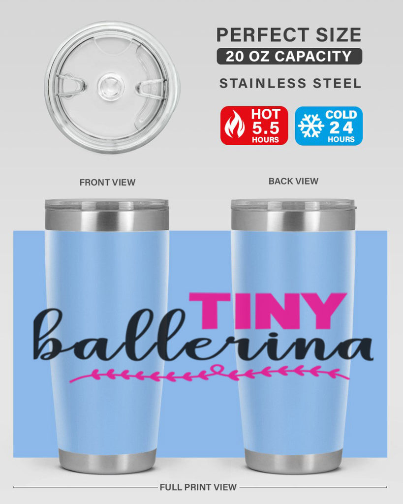 tiny ballerina 87#- ballet- Tumbler