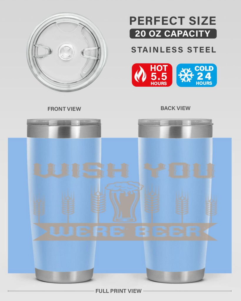 wish you were beerr 1#- beer- Tumbler