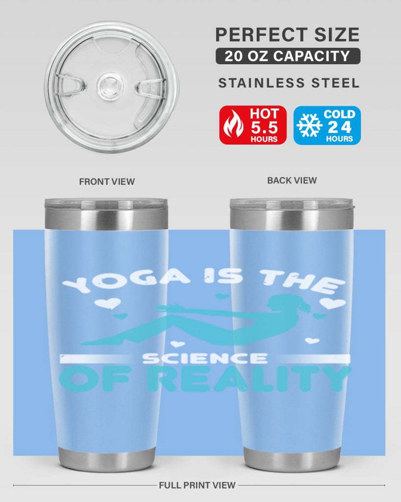yoga is the science of reality 16#- yoga- Tumbler