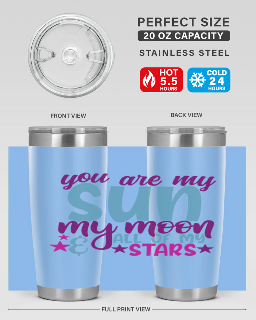 you are my sun my moon all of my stars 6#- family- Tumbler