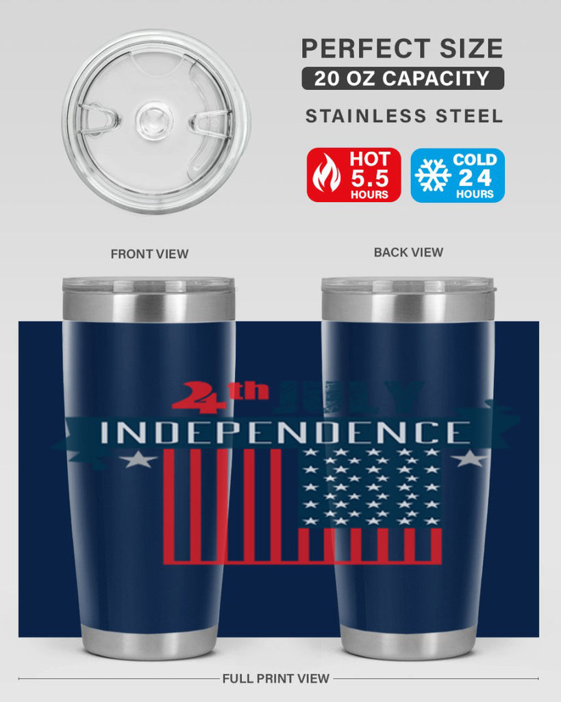 4th July Independent Style 65#- Fourt Of July- Tumbler