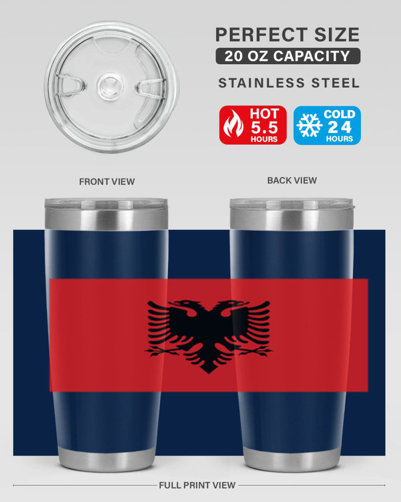 Albania 196#- world flags- Tumbler