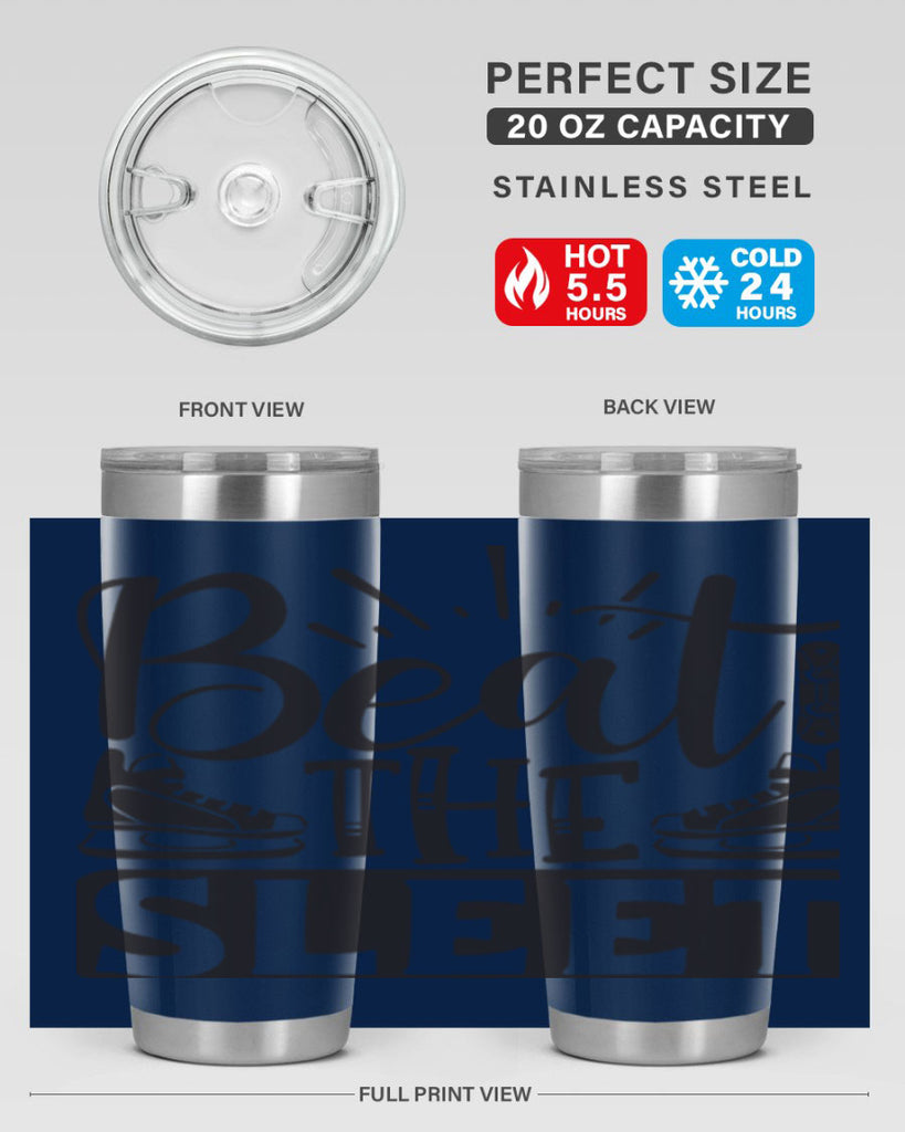 Beat the sleet 24#- winter- Tumbler