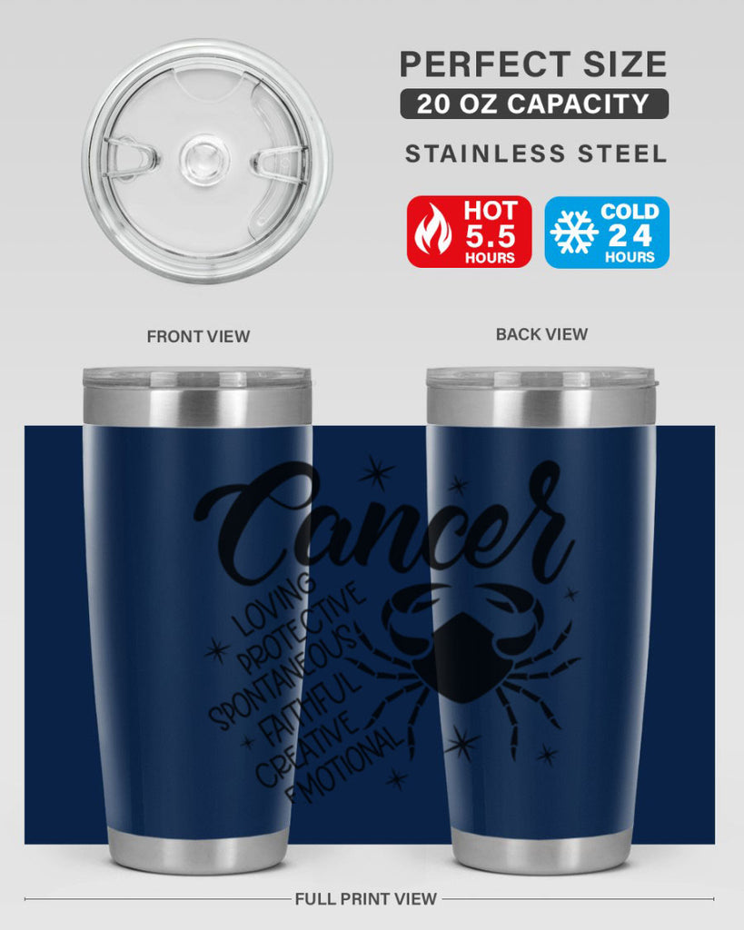 Cancer 151#- zodiac- Tumbler