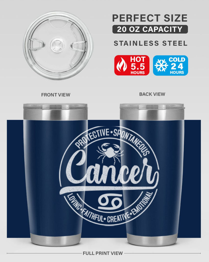 Cancer 154#- zodiac- Tumbler