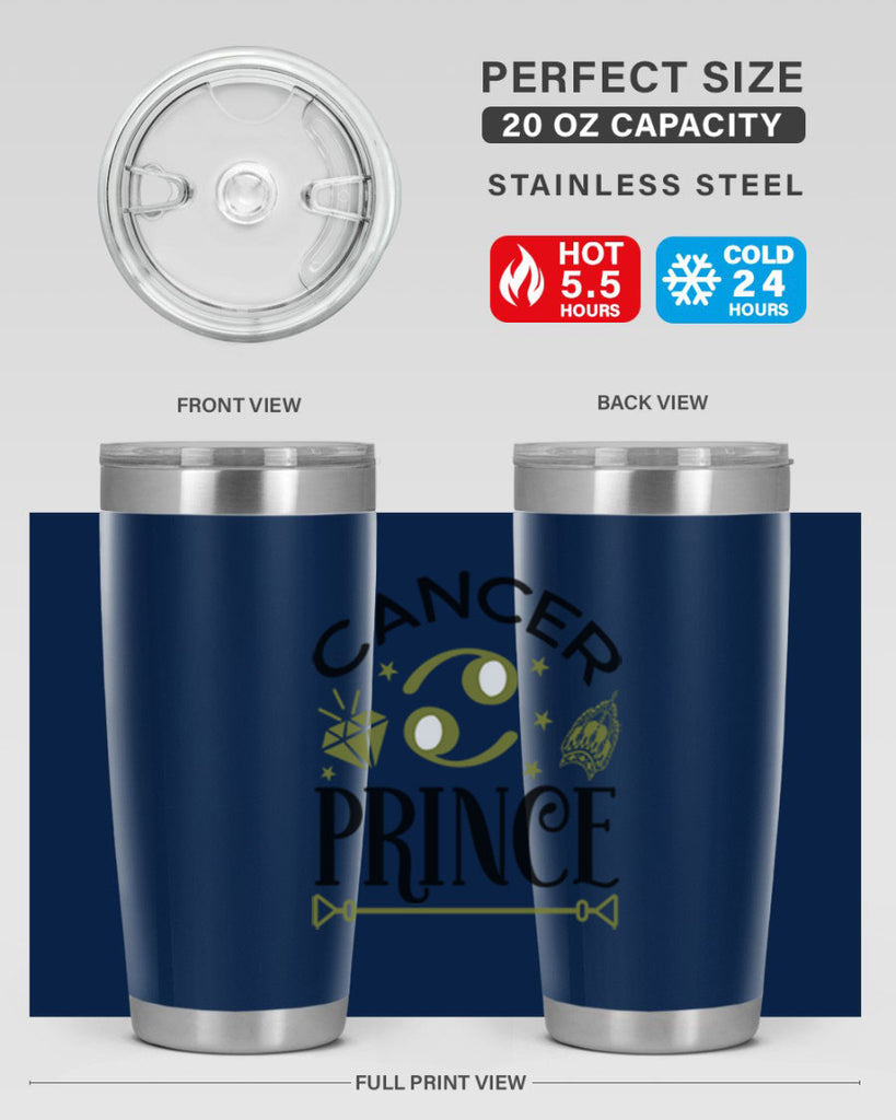 Cancer prince 159#- zodiac- Tumbler