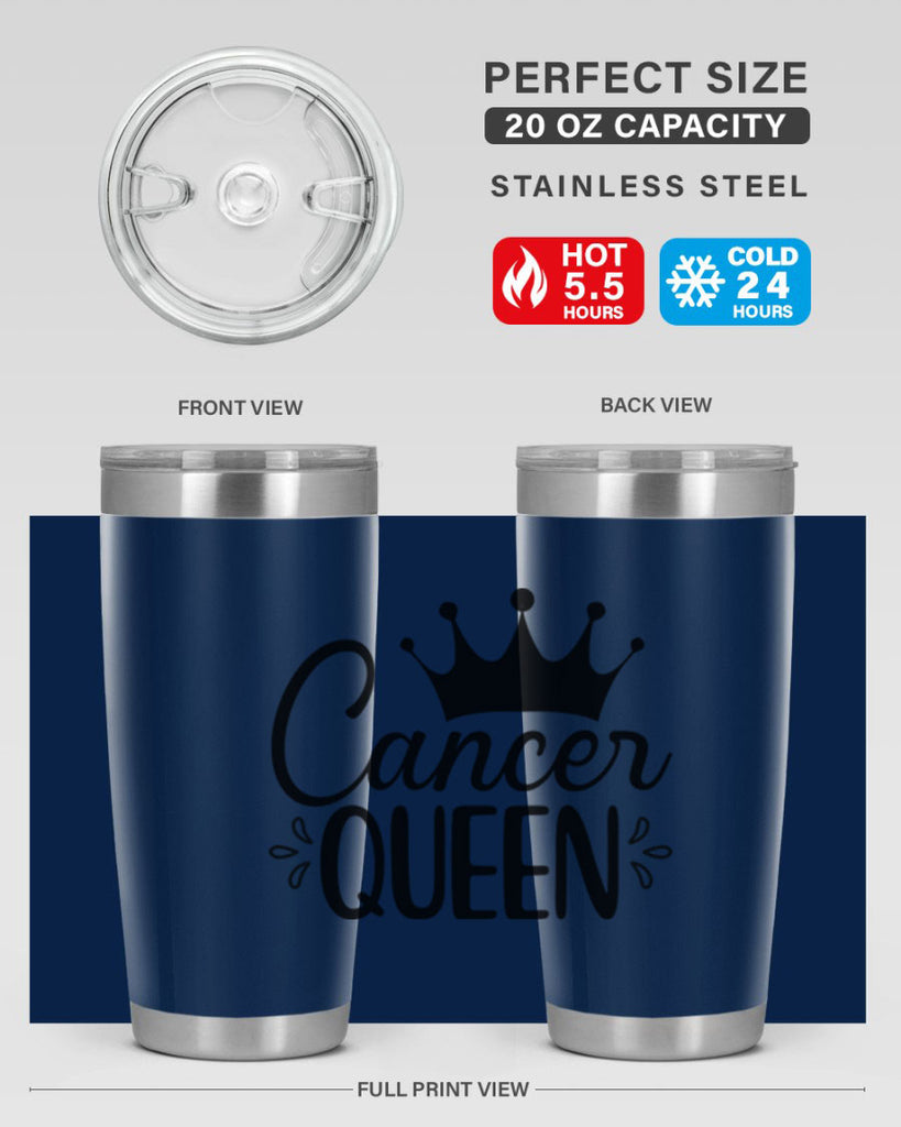 Cancer queen 161#- zodiac- Tumbler