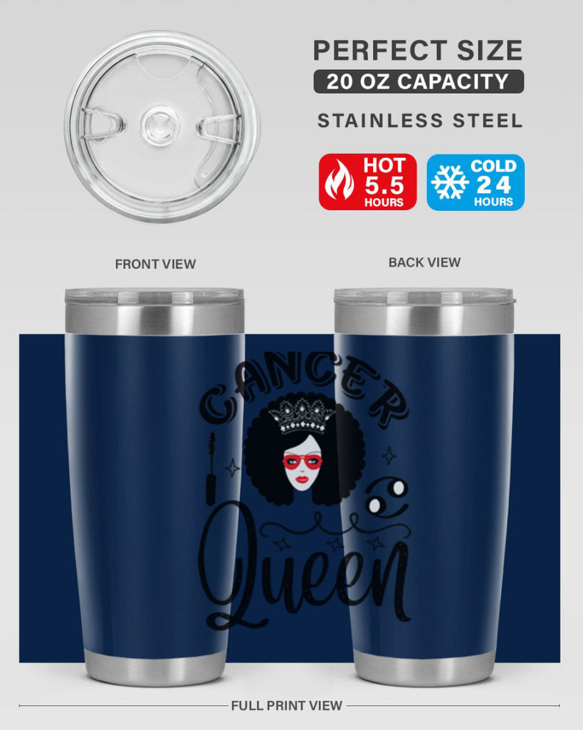 Cancer queen 162#- zodiac- Tumbler