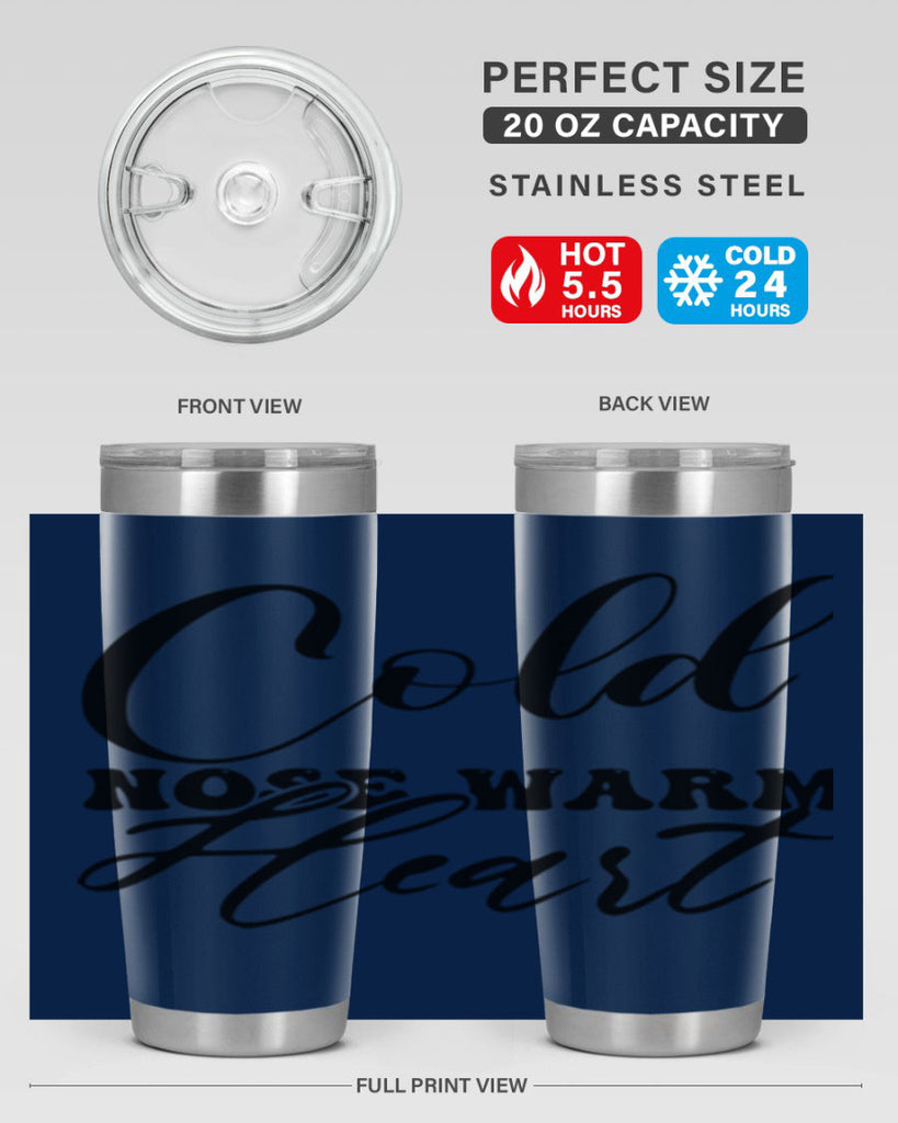Cold nose warm heart 56#- winter- Tumbler