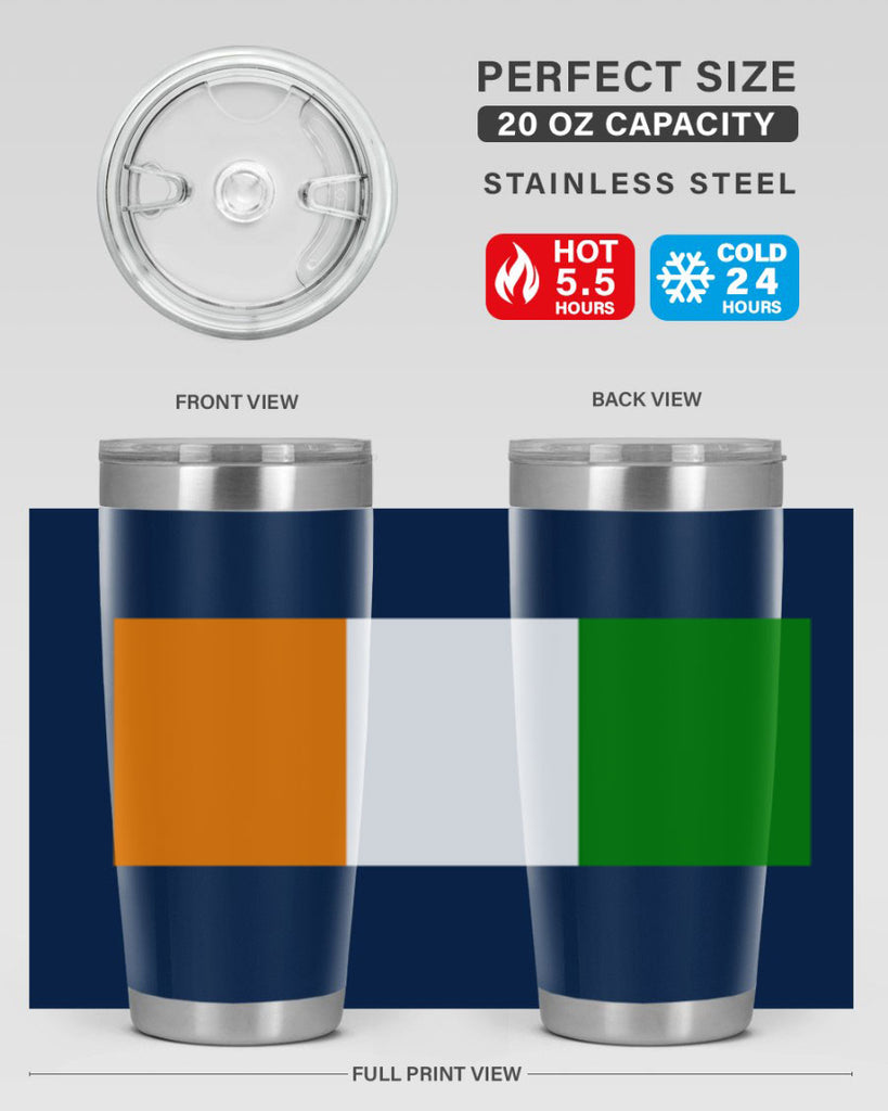 Cote dIvoire 156#- world flags- Tumbler