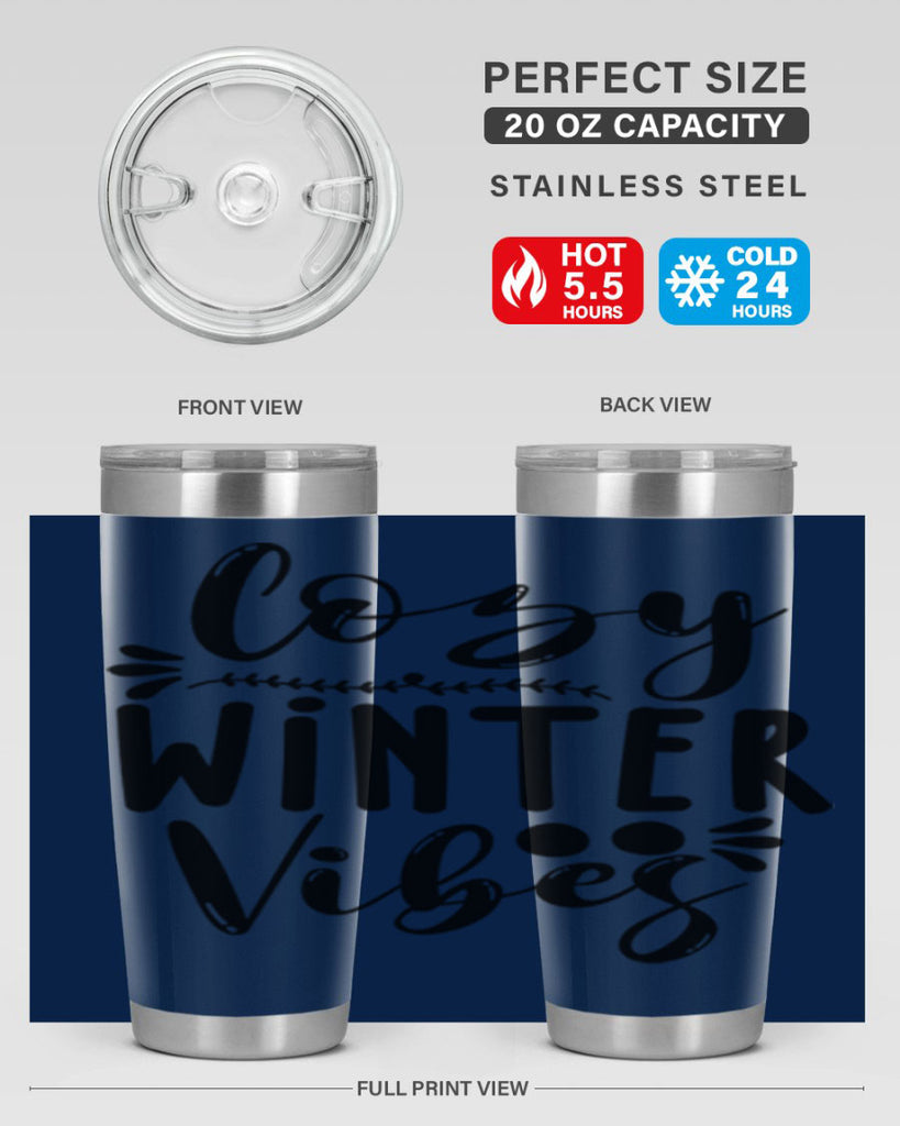 Cozy Winter Vibes 71#- winter- Tumbler