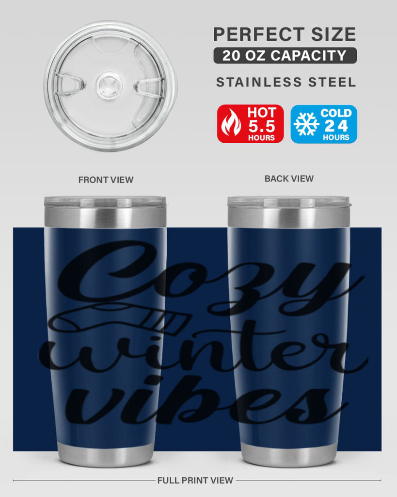 Cozy Winter Vibes 82#- winter- Tumbler