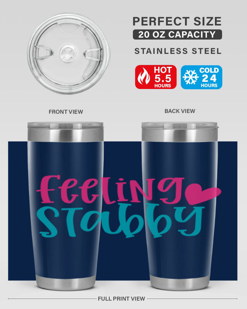 Feeling Stabby Nurse Style 386#- nurse- tumbler